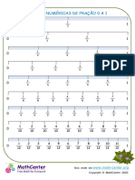 Fraction Number Lines 0 To 1a