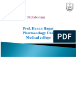 GENERAL PHARMACOLOGY (Metabolism)