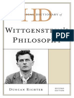 RICHTER, D. Historical Dictionary of Wittgenstein's Philosophy (2014)