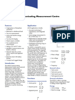 Type M220 Communicating Measurement Centre: Features Application