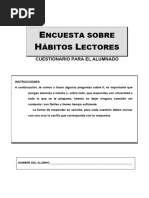 Encuesta Habitos Lectores