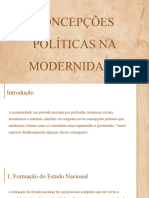 Concepções Políticas Na Modernidade