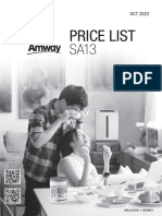 Price List Amway