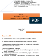 Aula 25.10.2023 Estudo Dos Solos