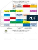 Horario de Aportes 2P - 2T Primero de Ciencias B