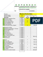 Orçamento Irrigação Martins Pereira Neto