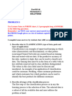 Problem 1: Cse352 AI Homework 3 Solutions