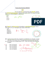 Previous Exams Questions Ch23-24-With Notes