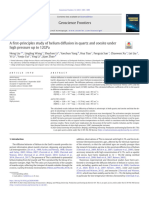 A First Principles Study of Helium Diffusion in Quartz and - 2021 - Geoscience