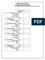 Mixed Use Design Program Development 1