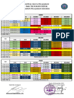 Jadwal Mapel SMK TS Depok 2324