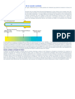 Principe de Fonctionnement de La Sonde Lambda