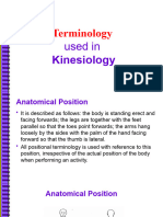 1 KinesiologyTerminology