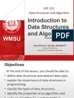 CPE121 - Chapter01 - Introduction To Data Structures and Algorithm