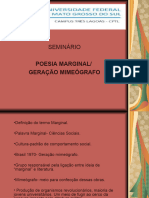 Apresentação-Poesia Marginal 