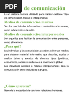 Medios de Comunicación 