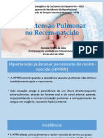 Hipertensão Pulmonar No Recém-Nascido