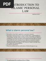 Introduction To Islamic Personal Law 1 20022023 040006pm 09102023 091732am