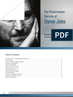 Presentation Secrets of Steve Jobs