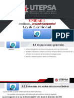 Unidad 1 Ley de Electricidad