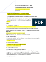 Preguntas Derecho Procesal Civil