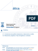 Fisica I - Tema 4 - Estática