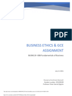 Business Ethics Assignment PDF