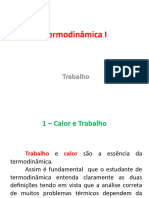 Termodinâmica Aula Trabalho 1