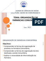 3 Organização de Farmácias Comunitária