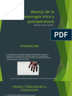 TEMA 10 - Control de Hemorragias Intra y Post Quirúrgicas