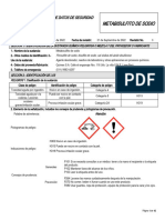 Metabisulfito de Sodio (HDS-SGA)