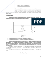 Nivelación Geométrica