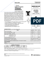 Medium Power Surface Mount Products: Semiconductor Technical Data