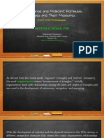 3.1 Distance and Midpoint Formulas - Angles and Their Measures