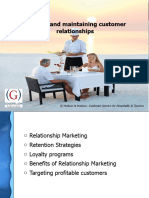 Ule 004 Building and Maintaining Customer Relationships