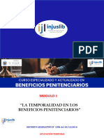 5 - La Temporalidad en Los Beneficios Penitenciarios