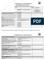 1 June 2011 Environmental Check List