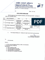 Posting Order CGM (T) & GM (Tech)