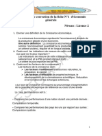 Correction de La Fiche N°1 d'EG L2. 22 ESEG