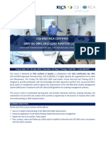 QMS ISO 9001 2015 LA Course Brochure