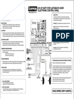 KP 107 Soft Stop Automatic Door Electronic Control Panel English Eng