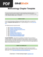 Methodology Chapter Template - May 2023