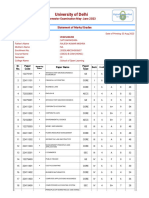 Satyam Sol 6st Semester Result