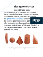 Sólidos Geométricos