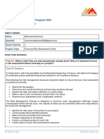 Financial Risk Assessment (Infra)