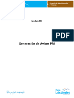 Módulo PM. Generación de Avisos PM