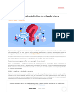 LEC - 14 Passos para A Realização de Uma Investigação Interna Efetiva!