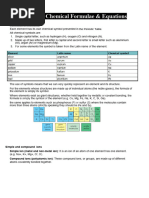 Chemistry-Ch 4 - Chemical Formulae and Equation