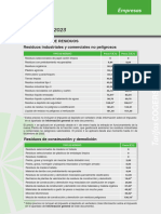 Tarifas COGERSA 2023 - Empresas