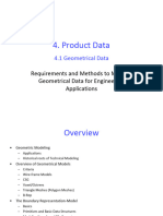 1 Product Data Geometry